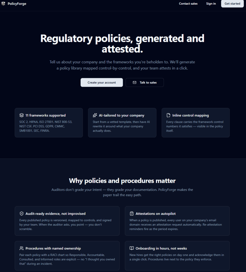 Policy Forge